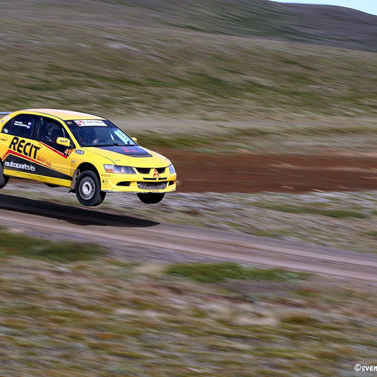 Daníel stekkur á Mælifellsdal. Mynd: Sveinn Haraldsson