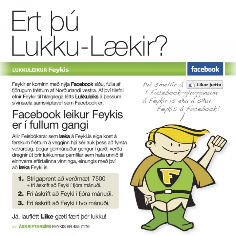 Lukku Lækir á Feykir.is