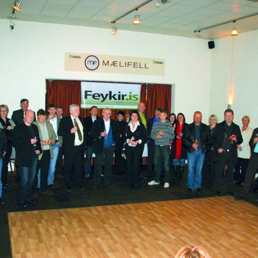 Frá opnunarteiti Feykis.is fyrir 10 árum.