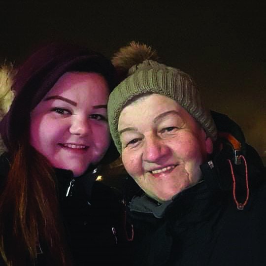 Fjóla og Abba á góðri stund. Mynd: Fjóla Sigríður