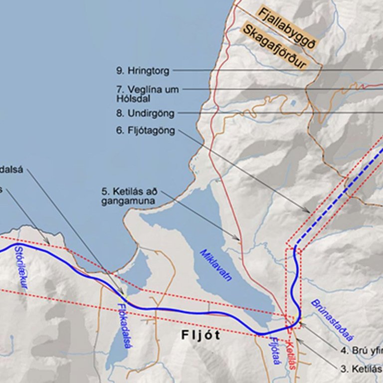 Yfirlitsmynd verkefnis í heild á frumdragastigi