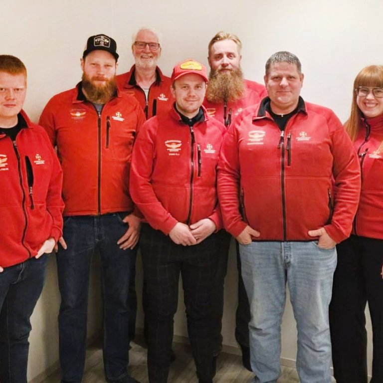 Stjórn Flugbjörgunarsveitarinnar. Mynd: Facebook