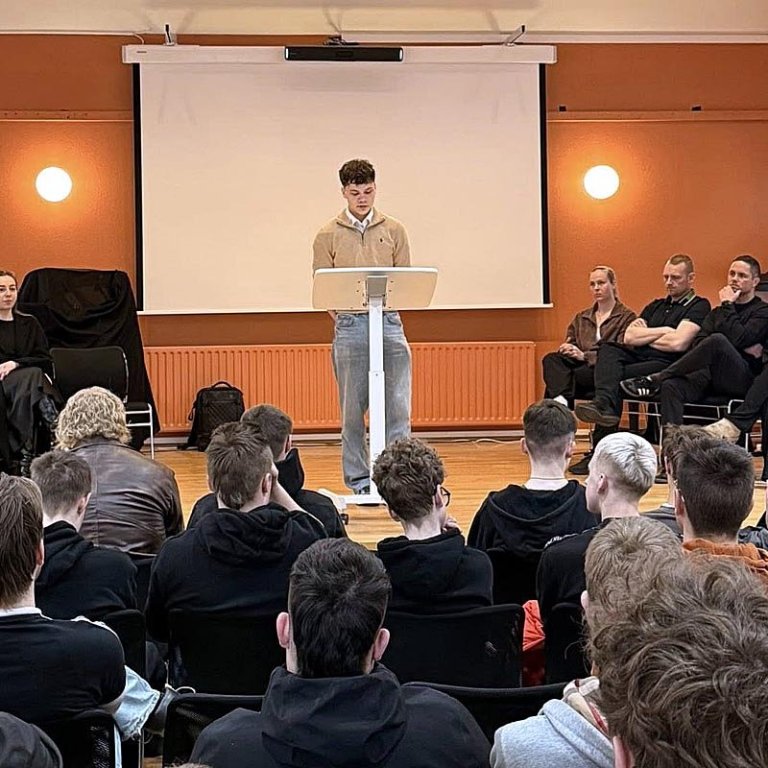 Frá pallborðsumræðum í bóknámshúsi FNV á þriðjudaginn. Sjá meira á Facebook-síðu FNV. MYND: FNV.IS