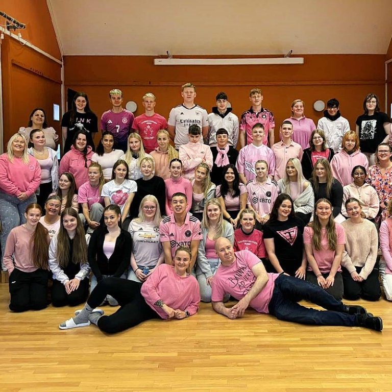 Nemendur komu saman á sal Bóknámshúss FNV í morgun. MYND: NEMÓ FNV