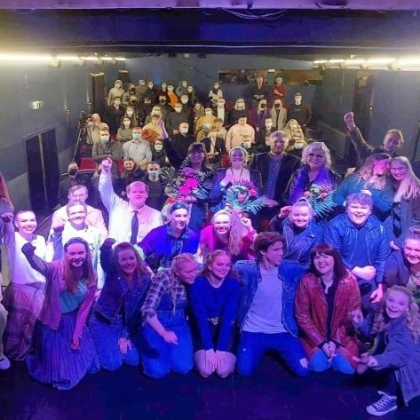 Allir hressir í Bifröst - lífið er núna! Mynd: Sigurlaug Vordís Eysteinsdóttir.