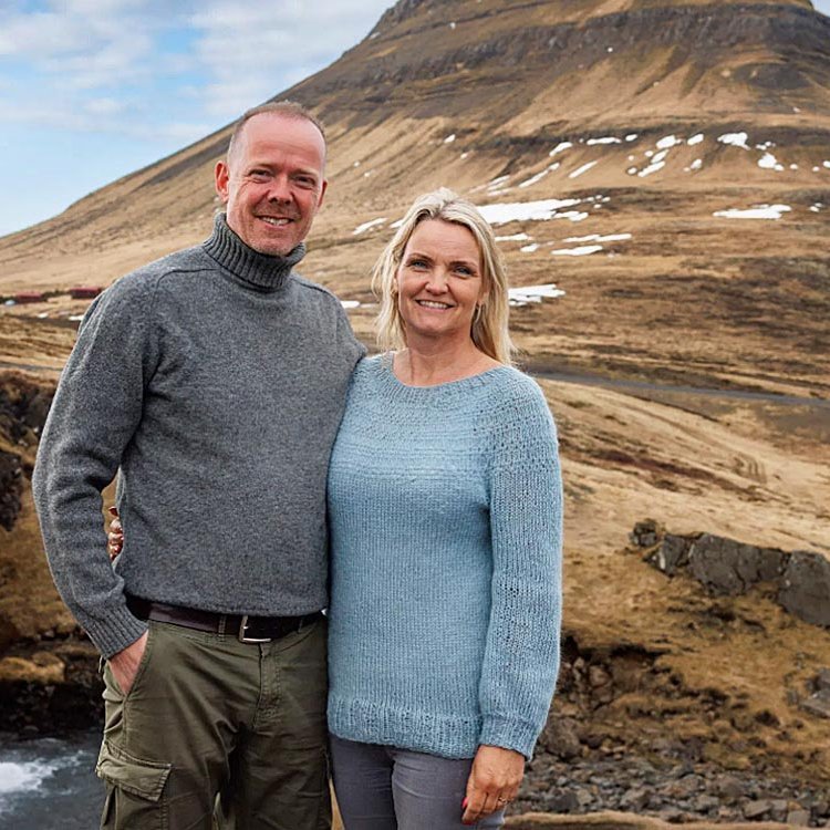 Arnar Þór og Hrafnhildur kona hans.