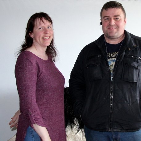 Ragnheiður Lára Brynjólfsdóttir og Þröstur Heiðar Erlingsson, bændur í Birkihlíð í Skagafirði. Mynd: PF.