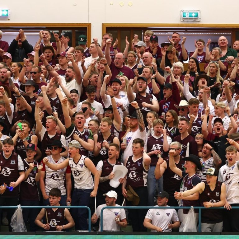 Grettismenn á síðasta heimaleik. MYND DAVÍÐ MÁR