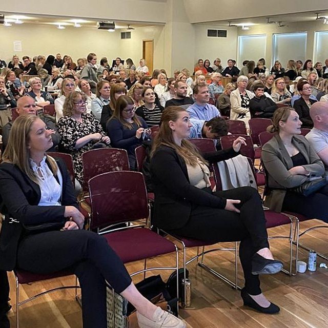 Frá fræsðsludegi skólanna í Skagafirði sem haldinn var í Miðgarði sl. þriðjudag. MYND AF SKAGAFJÖRÐUR.IS