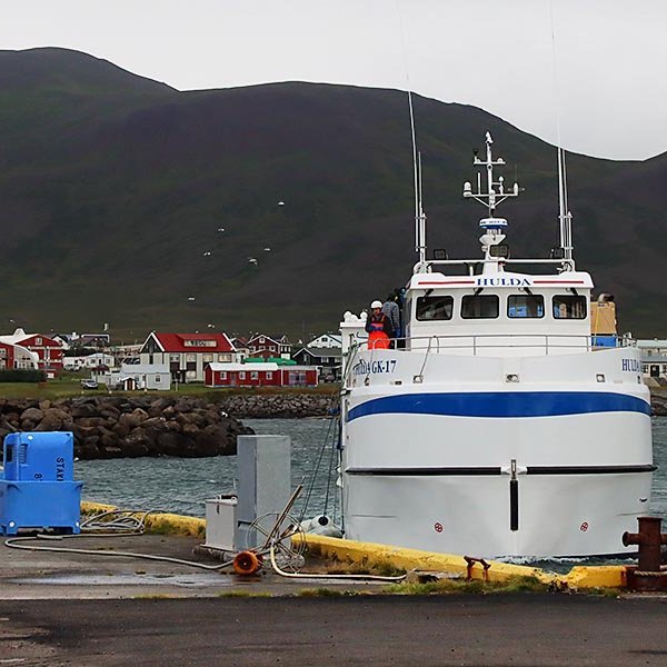 Frá höfninni á Skagaströnd. MYND: ÓAB