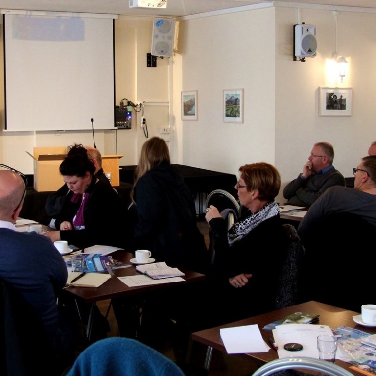 Frá fundi um vegamál á vegum Markaðsstofu Norðurlands sem fór fram á Sauðárkróki. Ljósm./BÞ