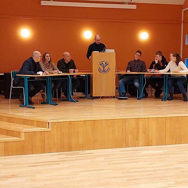 Frá upphitunarkeppni í morgun. MYND AF VEF FNV