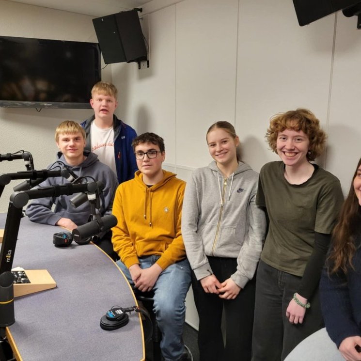 Gettu betur hópur FNV. Frá vinstri: Daníel Smári Sveinsson, Ingimar Eyberg Ingólfsson, Páll Pálmason, Lára Sigurðardóttir, Snædís Katrín Konráðsdóttir og Emma Katrín Helgadóttir. MYND FNV