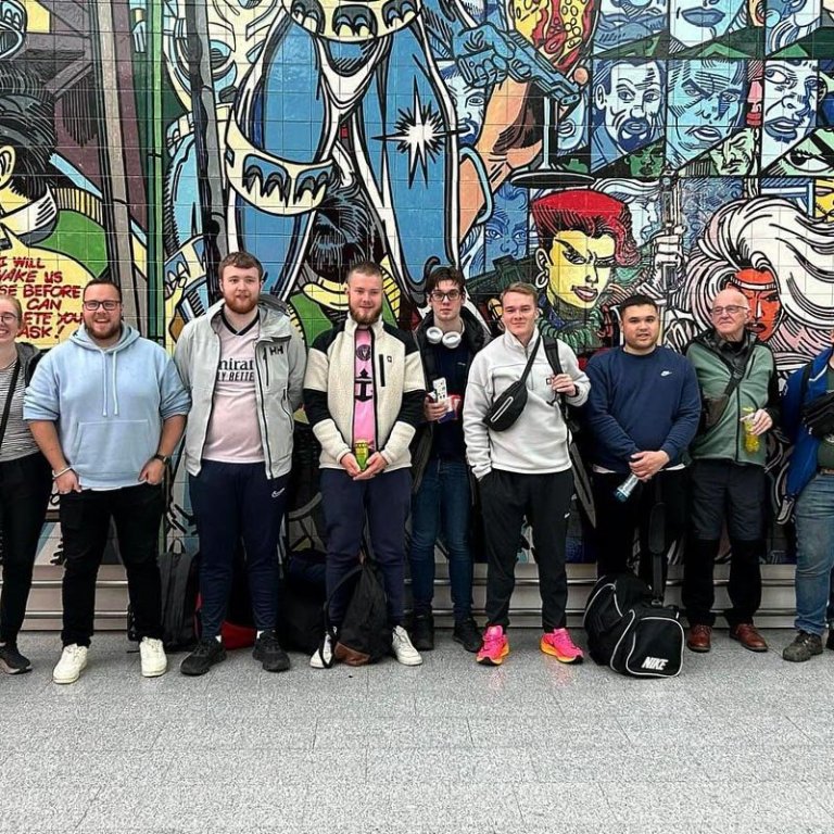 Gunnar Freyr er þriðji frá vinstri á myndinni. MYND AF VEF GLÍMUSAMBANDS ÍSLANDS