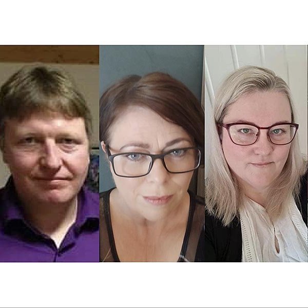 Fimm efstu á G-listanum. Frá vinstri: Jenný Lind, Sverrir Þór, Edda, Maríanna og Davíð. AÐSENDAR MYNDIR