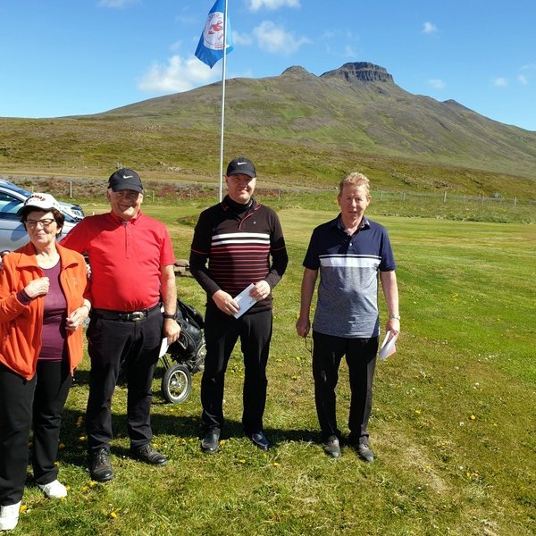 Frá mótinu á Háagerðisvelli. Aðsendar myndir.