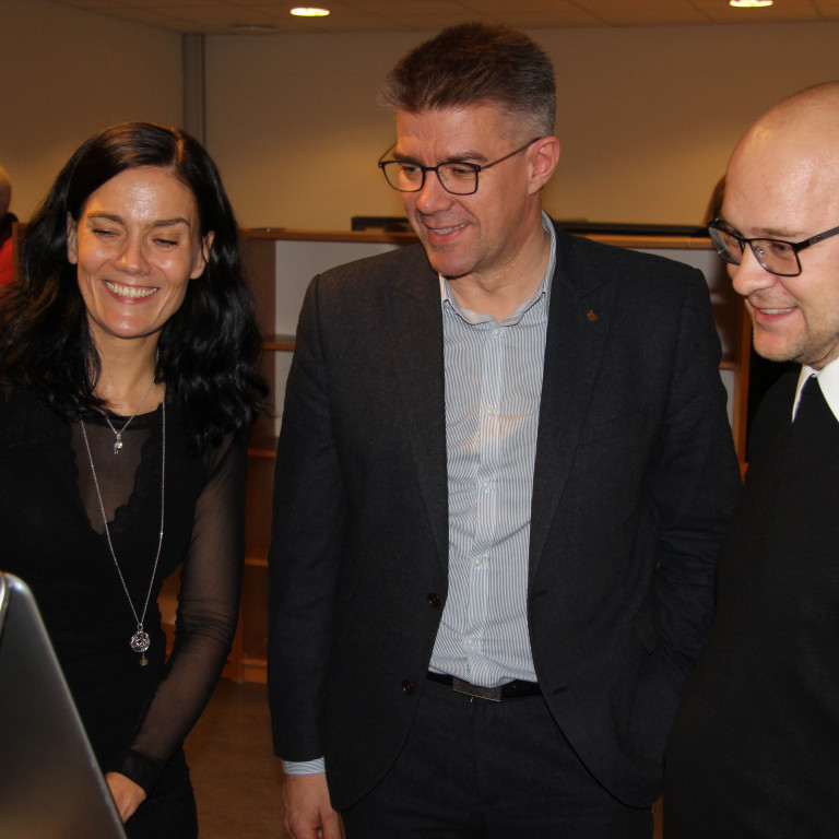 Elsa Lára Arnardóttir, Gunnar Bragi Sveinsson og Þór Reykdal. Mynd: KSE