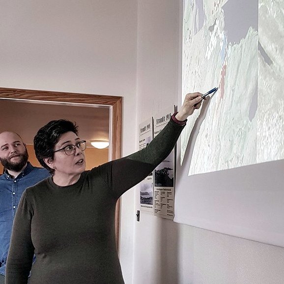 Frá fundi á Hólmavík. Mynd af FB.