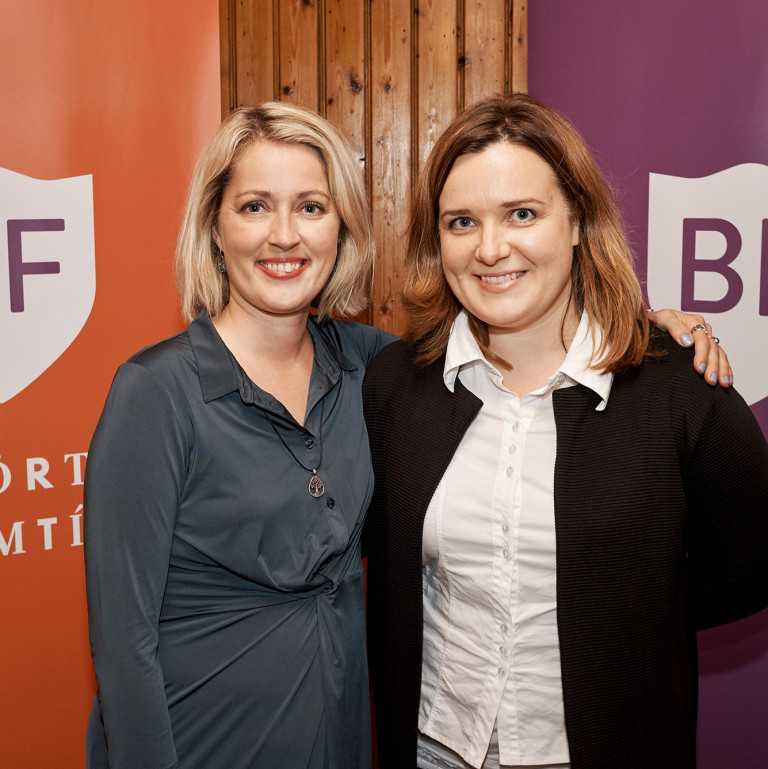 Guðlaug Kristjánsdóttir og Kristín Sigurgeirsdóttir leiða lista Bjartrar framtíðar í Norðvesturkjördæmi.