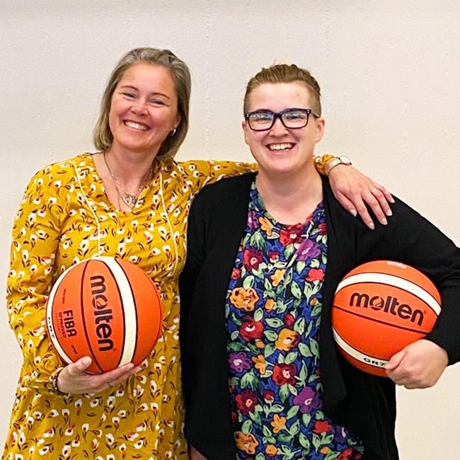 Guðrún Björk og Lee Ann. AÐSEND MYND