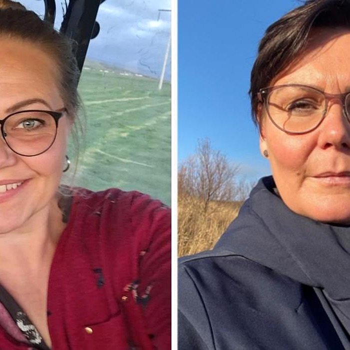 Guðrún Helga til vinstri og Nína Ýr. MYND AF SKAGAFJÖRÐUR.IS