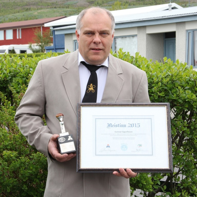 Gunnar yfirvélstjóri á Málmey hlaut Neistann