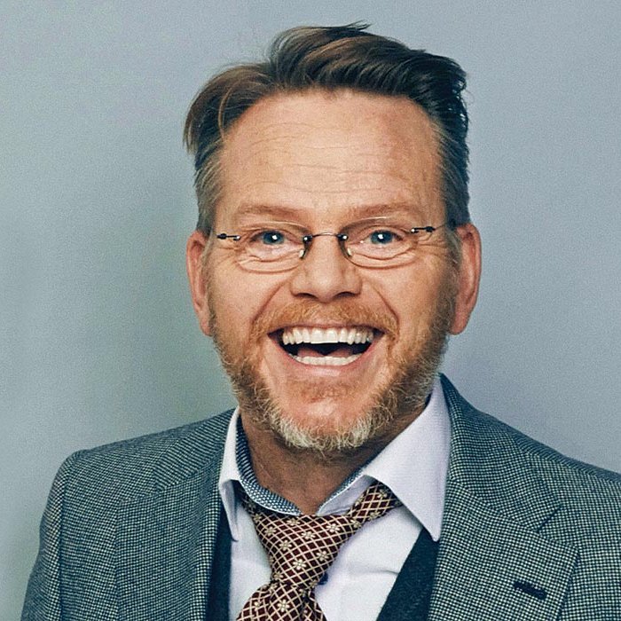 Gunni alveg eldhress. MYND: GASSI