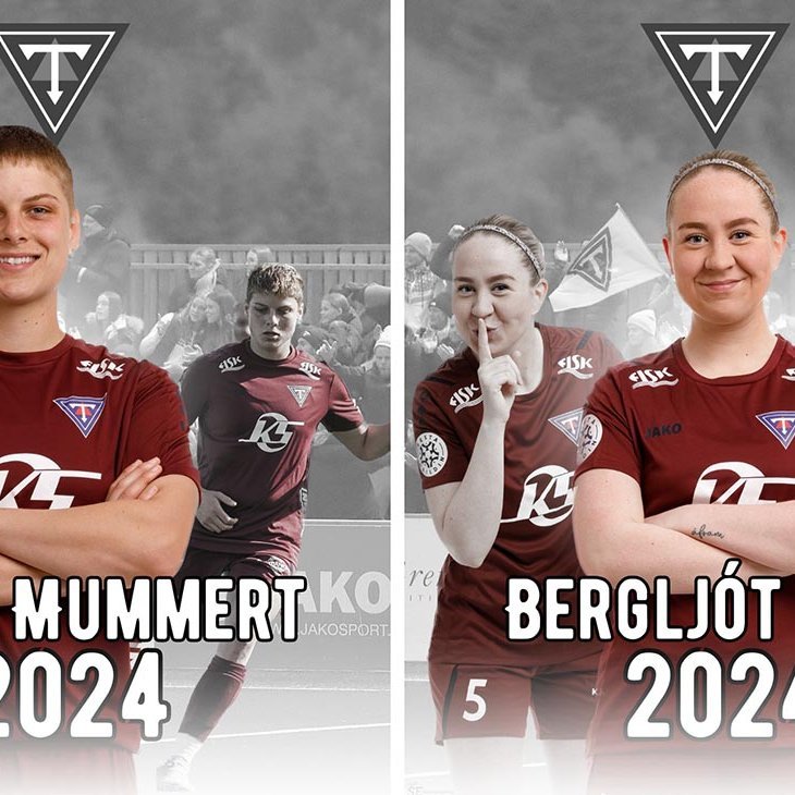 Gwen og Bergkjót Ásta. MYND: DAVÍÐ MÁR