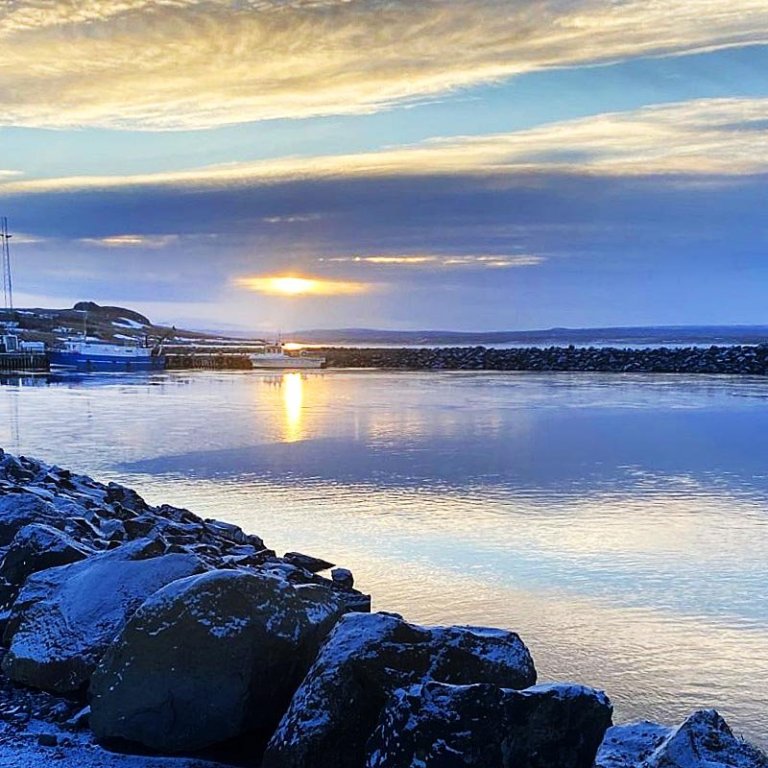 Frá hafnarsvæðinu á Hvammstanga. MYND: HÚNAÞING VESTRA