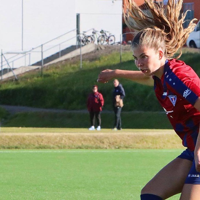 Hallgerður í leik með Stólastúlkum síðasta sumar. MYND: ÓAB