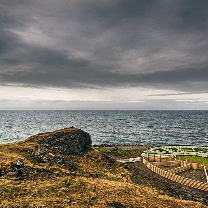 Hamarsrétt á vestanverðu Vatnsnesi. MYND AF VEF SSNV