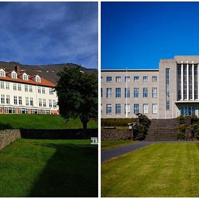 Háskólinn á Hólum og Háskóli Íslands. MYND AF HÓLAR.IS