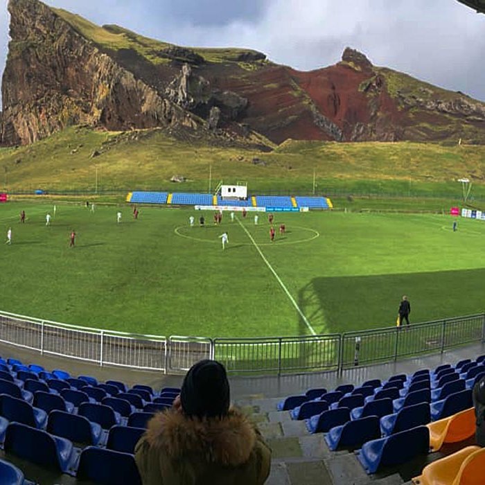 Frá Hásteinsvelli í dag. MYND AF FB-SÍÐU STUÐNINGSMANNA TINDASTÓLS / MARÍANNA CORNETTE