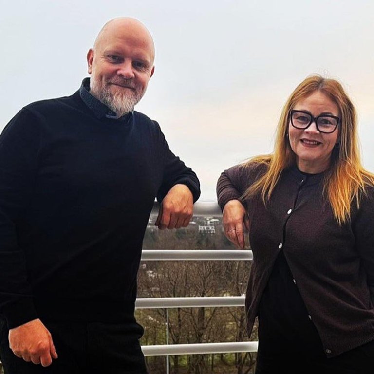 Áskell Heiðar framkvæmdastjóri Landsmóts og Hildur Karen mótsstjóri. MYND: LANDSMÓT.IS