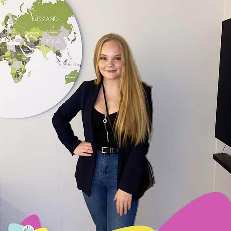 Helena Erla stóð sig með miklum ágætum. MYND AF NETINU