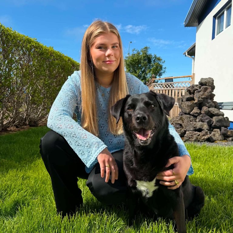 Helga María og Ronja flottar saman. AÐSEND MYND