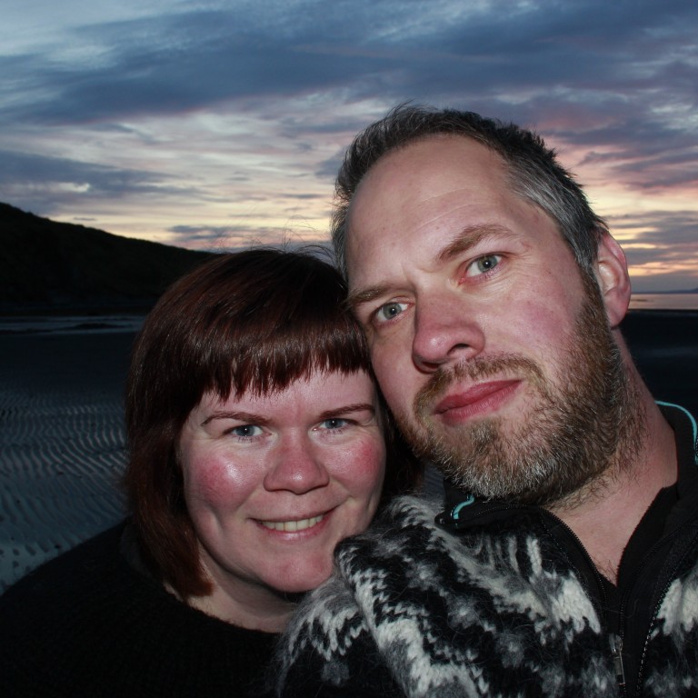 Helga og Páll voru matgæðingar í 27. tölublaði Feykis 2012 og buðu upp á Sushi og nautakjöt í Guiness bjór. Aðsend mynd.