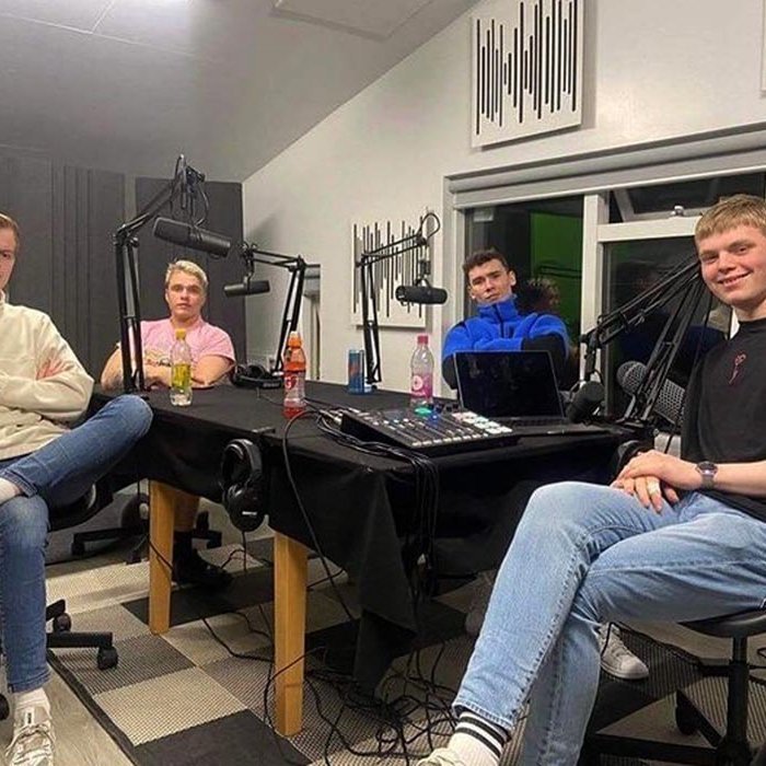 Umsjónarmenn Frekjukastsins nokkuð rólegir. MYND FRÁ EYSTEINI