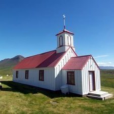 Hofskirkja á Höfðaströnd. Mynd:Minjastofnun.is