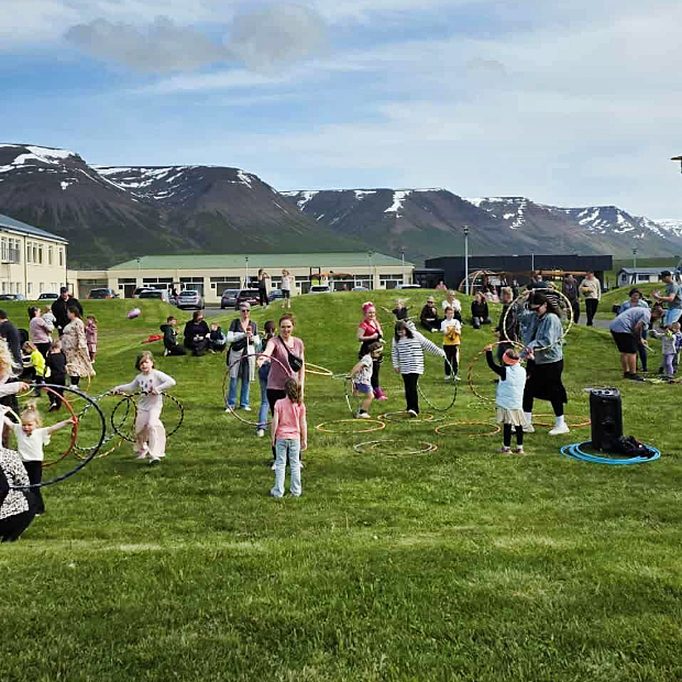 Fjör í fyrra. MYND AF FB SÍÐU HOFSÓS HEIM