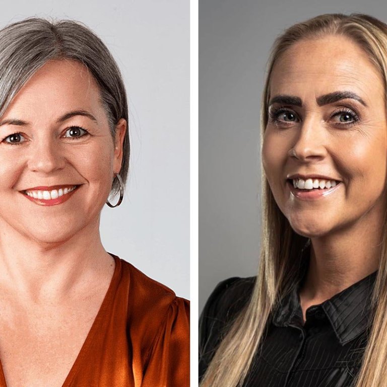 Hólmfríður og Álfhildur.