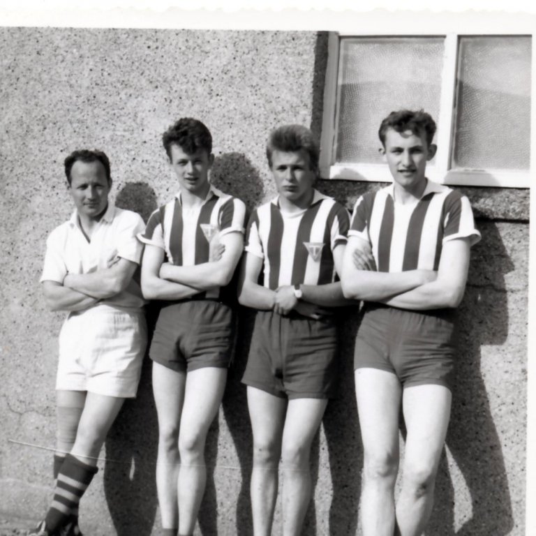 Reynir, Leifur, Baldi og Itti. Mynd Hörður.