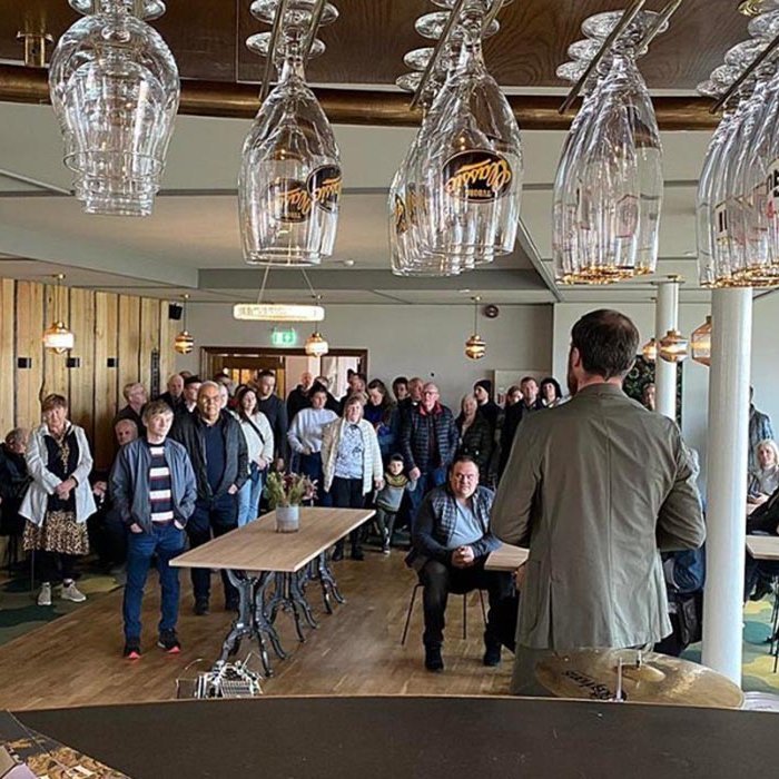 Frá opnun Hótel Blönduóss síðasta vor. MYND: STEBBI LÍSU
