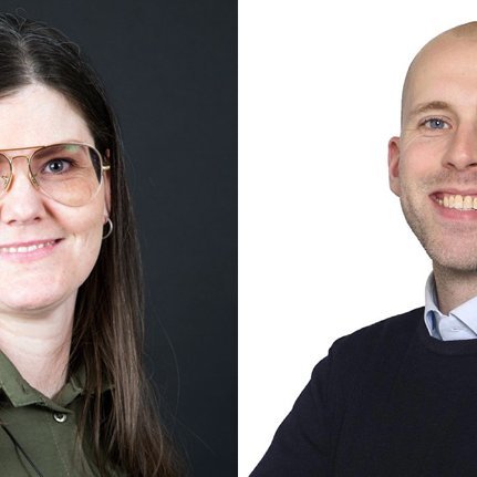 Hrund Pétursdóttir og Kristófer Már Maronsson.