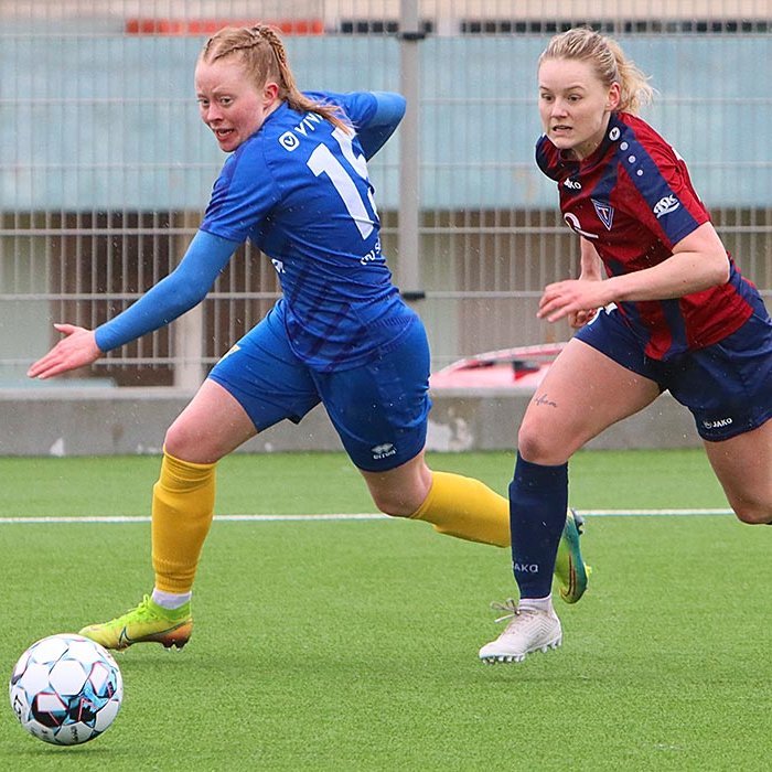 Hugrún gerði mark Tindastóls í dag. MYND: ÓAB