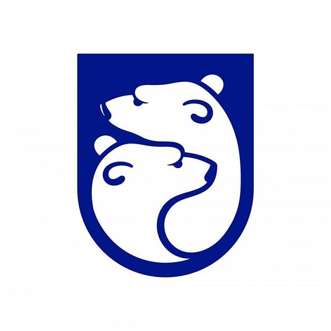 Nýtt byggðarmerki Húnabyggðar hannaði Ólína Sif Einarsdóttir.