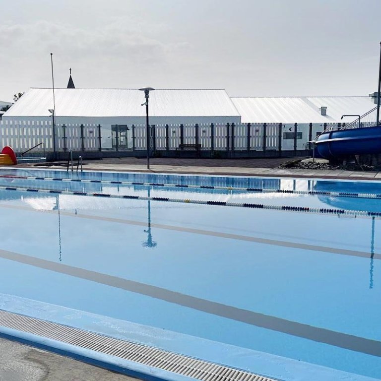 Frá íþróttamiðstöðinni á Hvammstanga. Myndir sem sýna einstaklingsklefann má sjá á heimasíðu sveitarfélagsins. MYND AF VEF HV