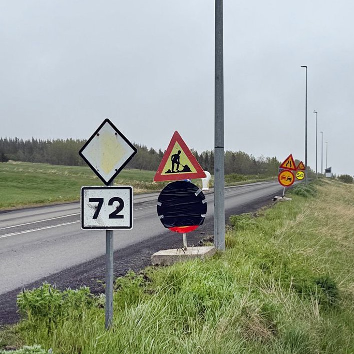 Framkvæmdirnir eru á kaflanum frá þjóðvegi 1 og til Hvammstanga. MYND AF HÚNAÞING.IS