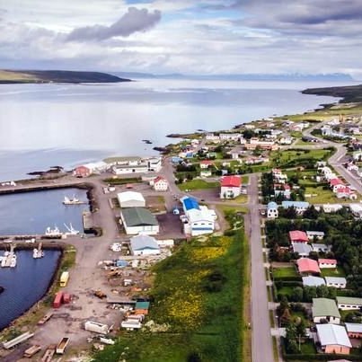 Horft yfir Hvammstanga. Mynd af FB-síðu Stemmu.