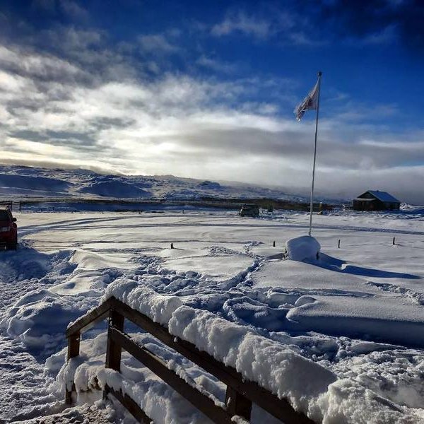 Frá Hveravöllum. Mynd af Facebooksíðu Hveravalla.